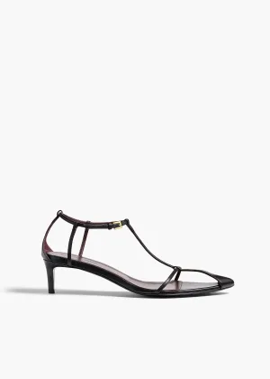 Bella Sandal in Black Leather