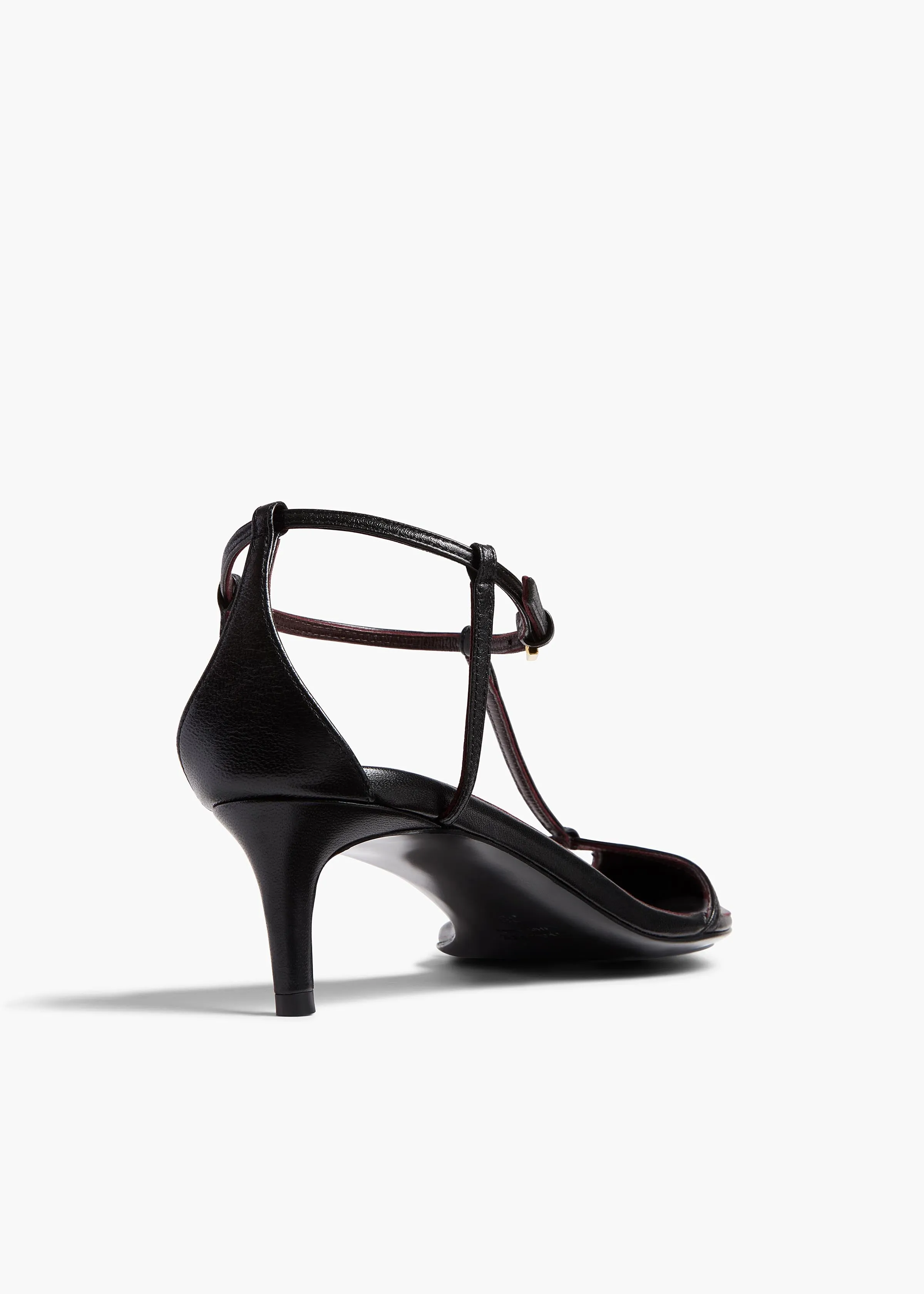 Bella Sandal in Black Leather