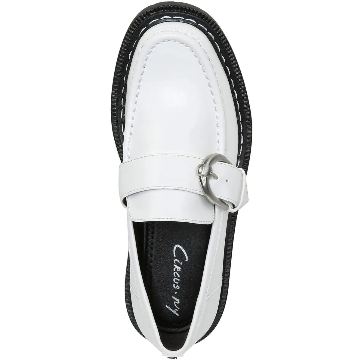Circus by Sam Edelman Womens Faux Leather Slip On Loafers