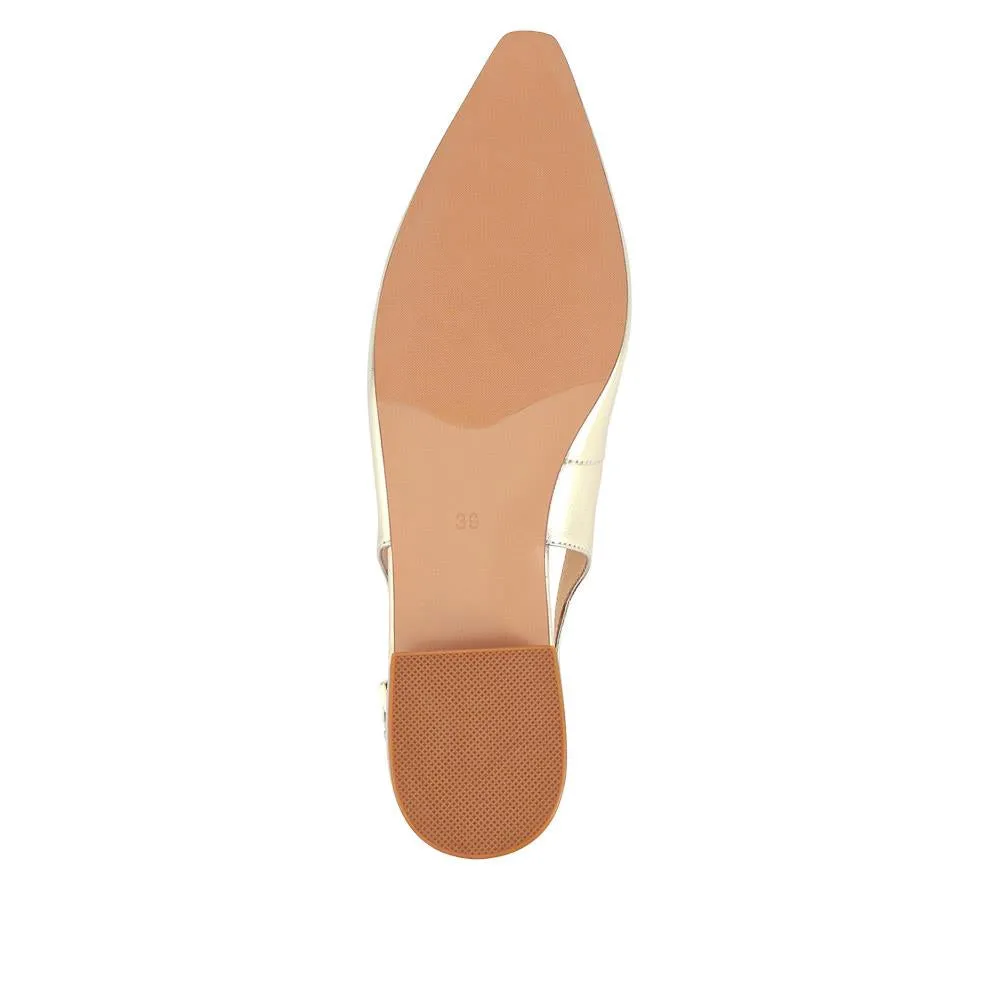 Harlequin Leather Slingback Pumps - HARLEQUIN / 327 601