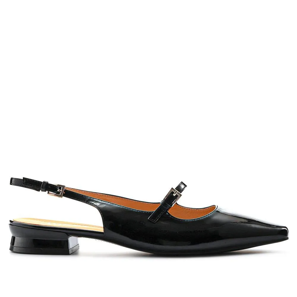 Harlequin Leather Slingback Pumps - HARLEQUIN / 327 601