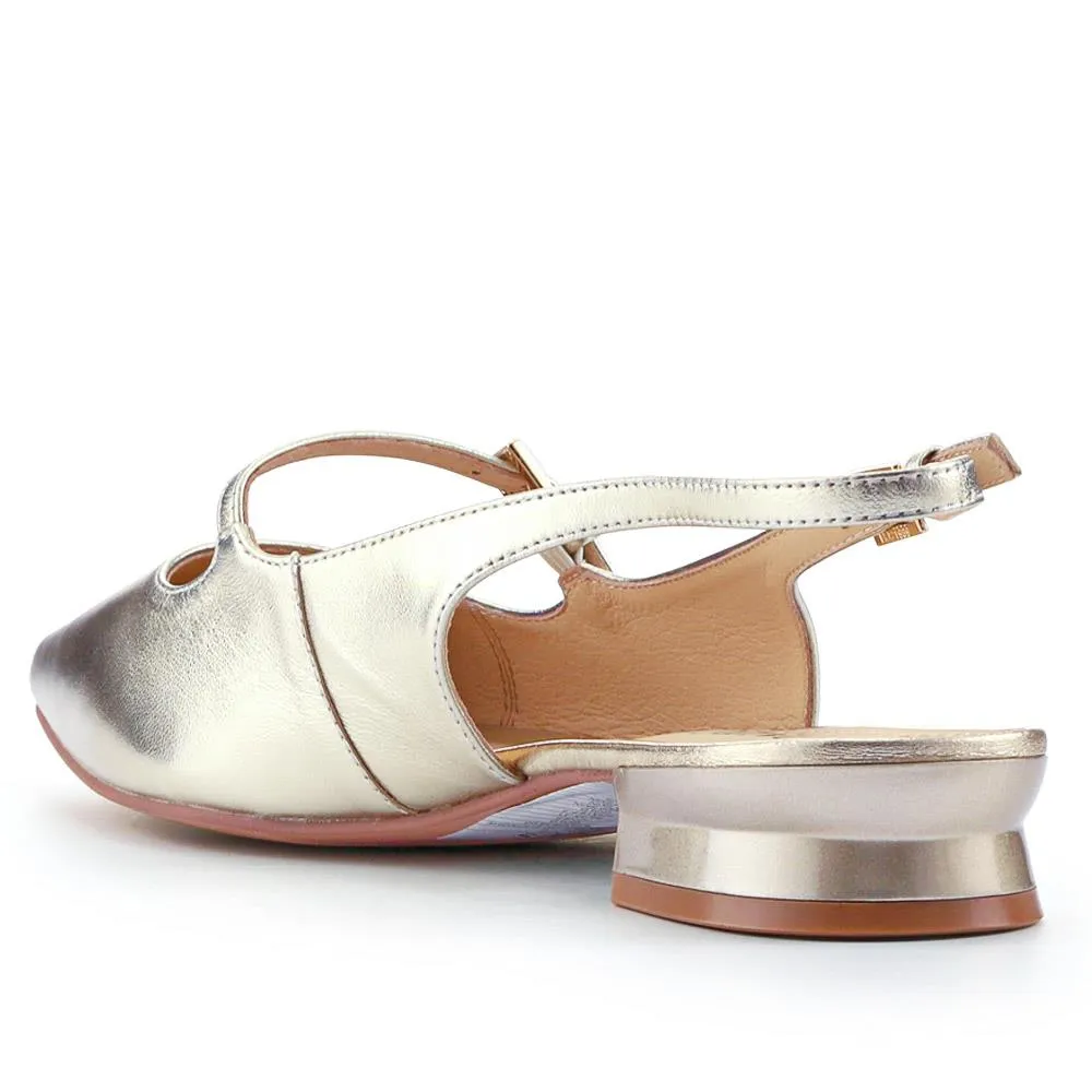 Harlequin Leather Slingback Pumps - HARLEQUIN / 327 601