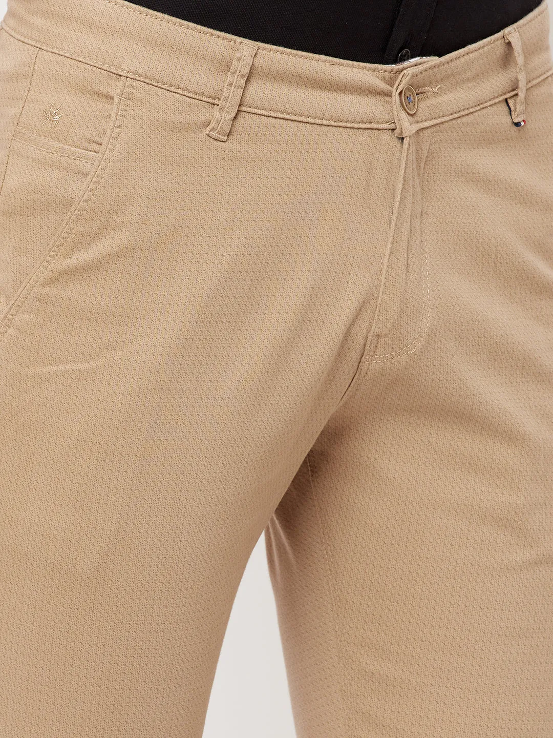 Khaki Printed Trousers