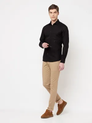 Khaki Printed Trousers