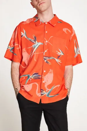 Lovitz S/S Woven - Red Pepper
