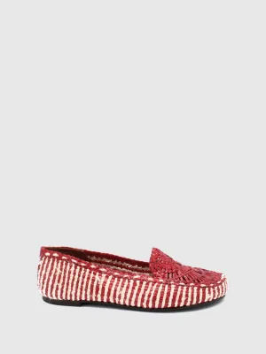Red Classic Loafers